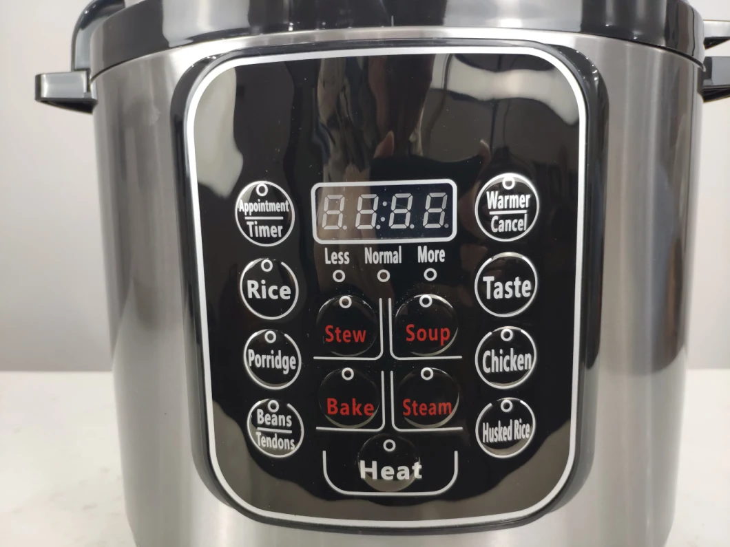 Multifunction Slow Rice Cook Fast Cooking Instant Pressure Pot Stainless Steel Automatic Electrical Presure Cooker for Business with Alumin