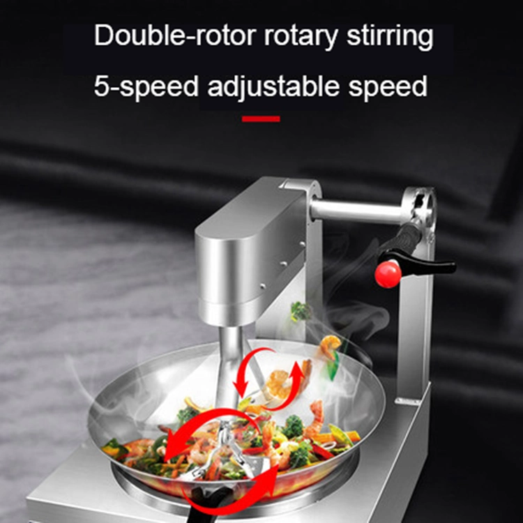 Industrial Restaurant Kitchen Stir Fryer Fried Rice Electric Gas Wok Smart Commercial Automatic Cooking Robot Cooker