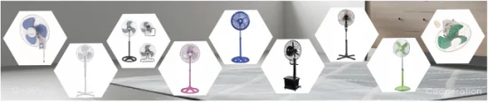 Ventilador de pie básico europeo de 16 pulgadas con base cruzada Personalización básica Personalización de muestra Ventilador eléctrico Ventilador de CC Ventilador de techo Ventilador eléctrico Ventilador de pedestal