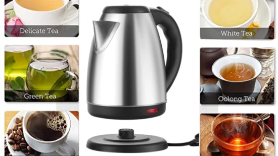 Electrodomésticos 1.8L Smart Teapot Bollitore Elettrico Glass Pot Hervidor eléctrico con función Keep Warm