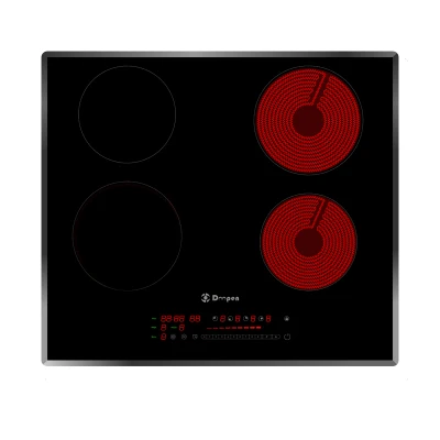 Cocina de inducción para electrodomésticos con control táctil con sensor